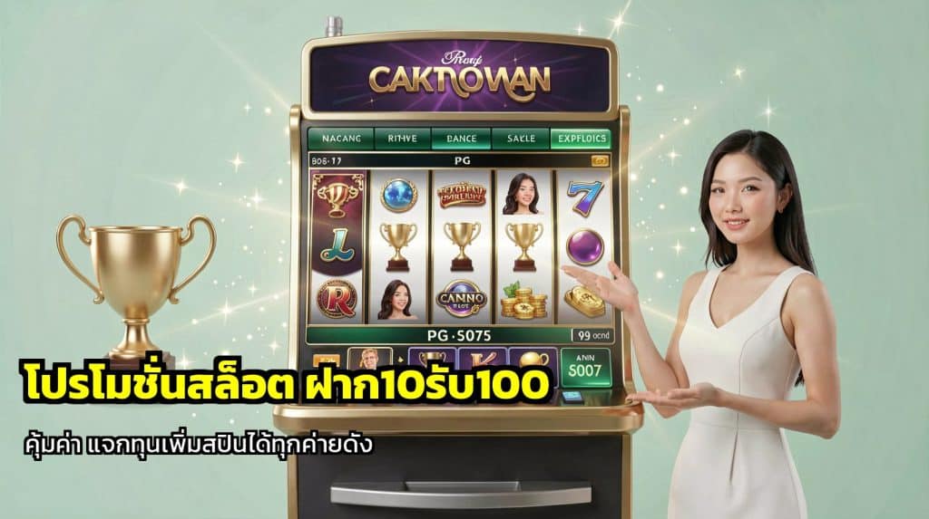 โปรโมชั่นสล็อต ฝาก10รับ100