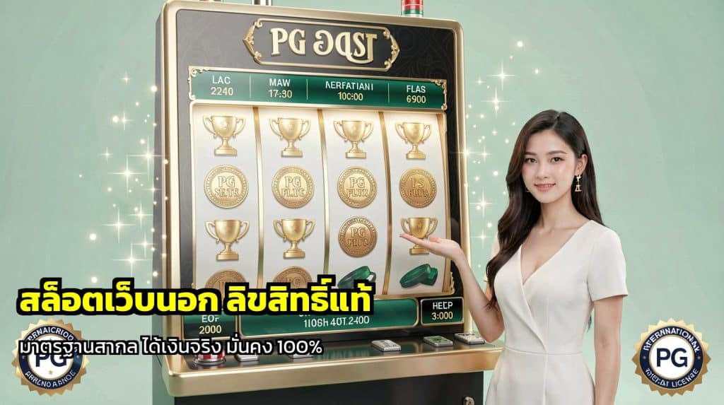 สล็อตเว็บนอก ลิขสิทธิ์แท้