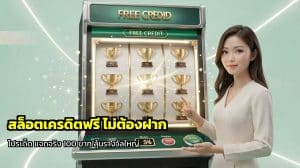 สล็อตเครดิตฟรี ไม่ต้องฝาก